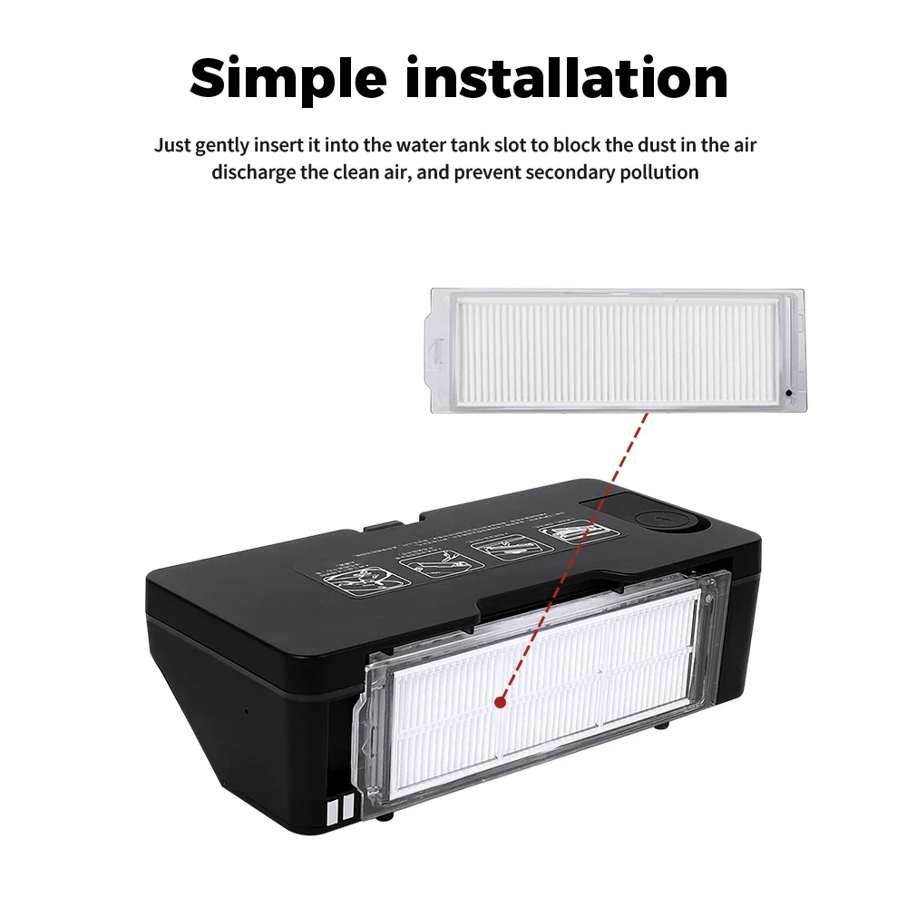 فلتر HEPA لشاومي S10 Mijia 3C STYTJ02YM Mop Pro 2S P XMSTJQR2S Viomi V2 PRO V3 SE ملحقات مكنسة الروبوت #3