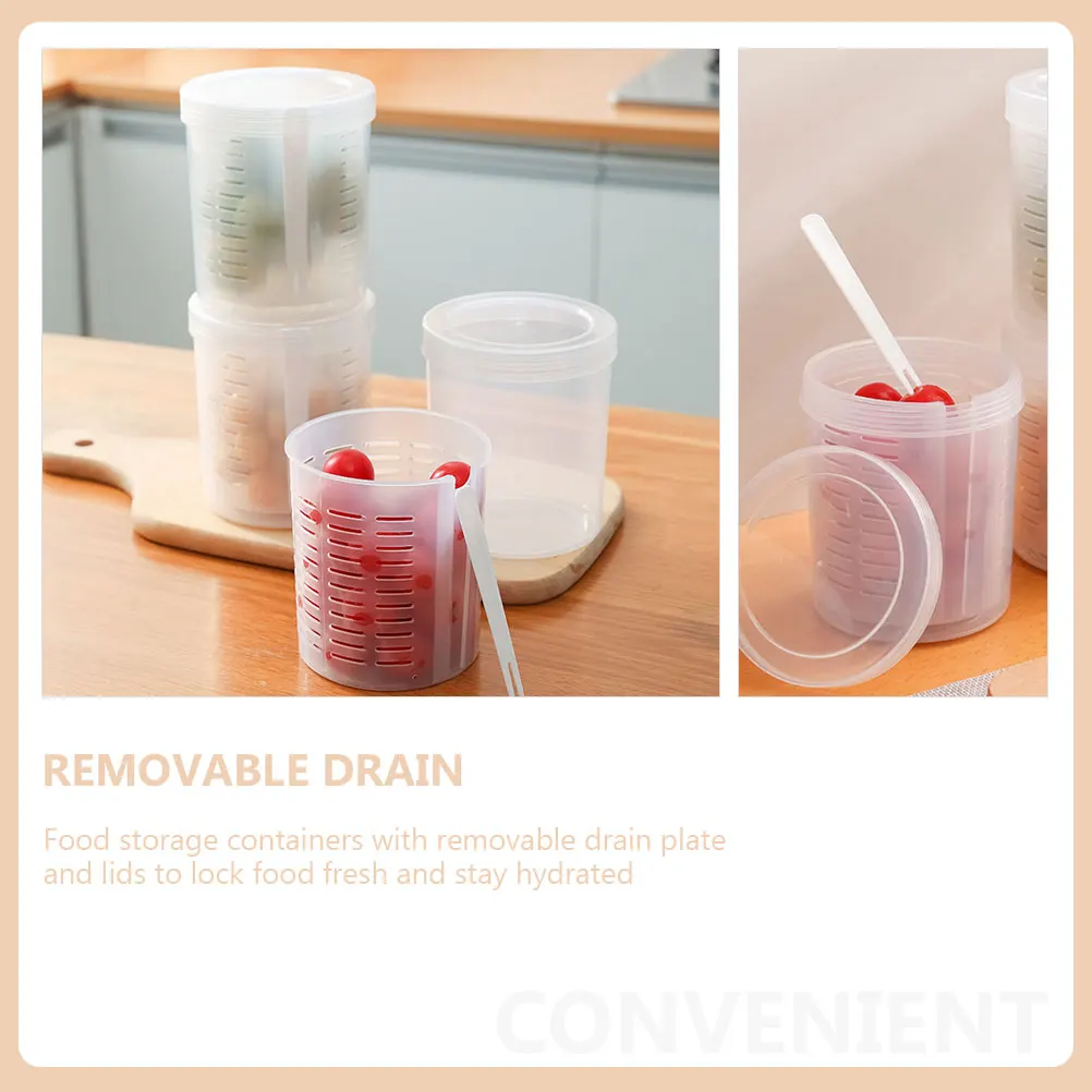 

Fruit Storage Box Containers Case Pp Fresh Keeping ganizer Drain Plate Lids Home Outdoor Microwave Refrigerator Dishwasher Safe