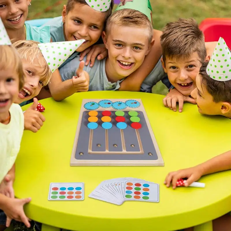 

Wooden Slide Puzzles For Kids Portable Wooden Sliding Puzzle Colorful Child Travel Games Matching Games For Boys Girls