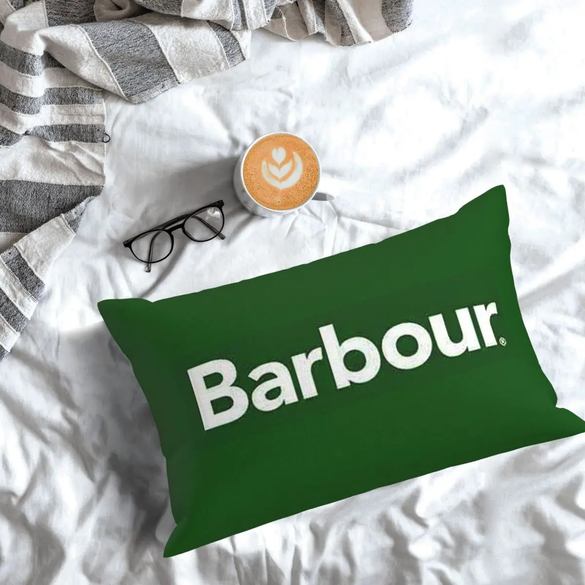 Funda de Almohada Rectangular Barbour, Decorativa para Dormitorio, Cama, Hogar, Cómoda y Elegante