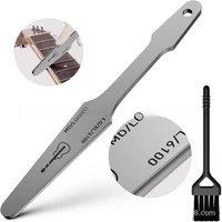 Lima de traste de guitarra para moler, herramienta Luthier, herramienta de nivelación de traste de doble cara, herramientas de guitarra, 1 ud.