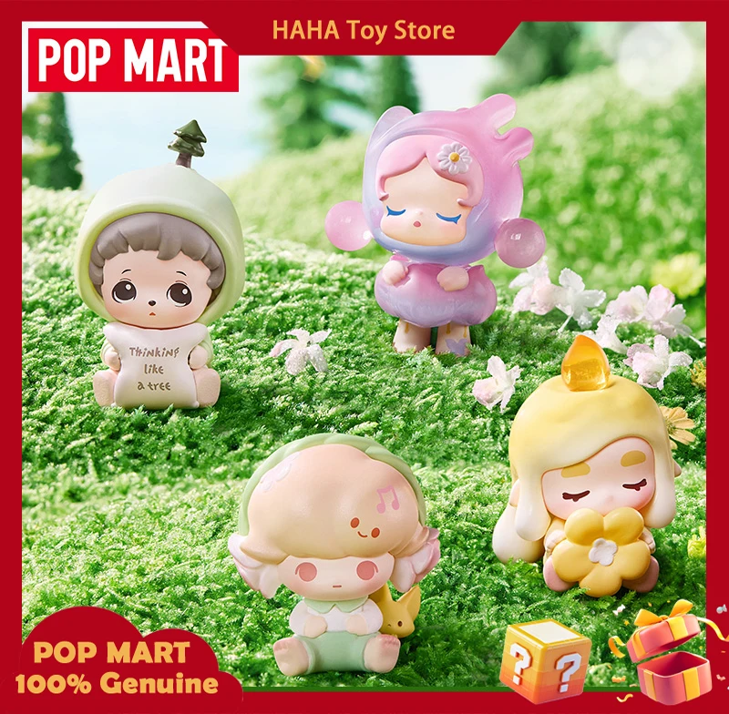 

Оригинальная фигурка Popmart Pop Bean в мешках, игрушка на открытом воздухе, тематическая серия для пикника, модная глухая коробка, мини-коллекционные куклы, детский рождественский подарок