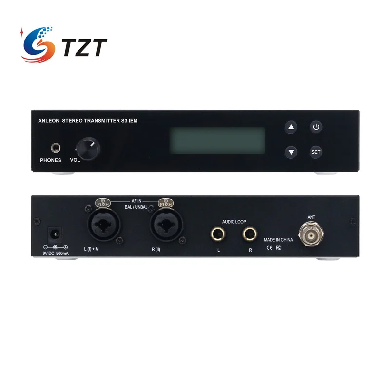 TZT ANLEON S3D 560-596MHz/640-676MHz Zestaw nadajnika i odbiornika Stereo bezprzewodowy system monitorowania dźwięku do występów scenicznych — zdjęcie produktu 2