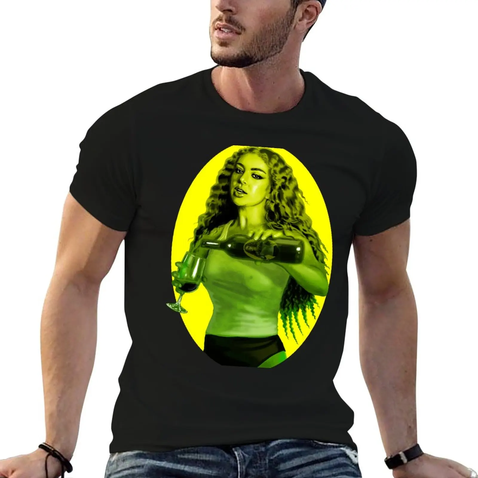 CHARLI XCX T-Shirt cotton graphic tees plus sizes hippie clothes shirts graphic Men's cotton t-shirt