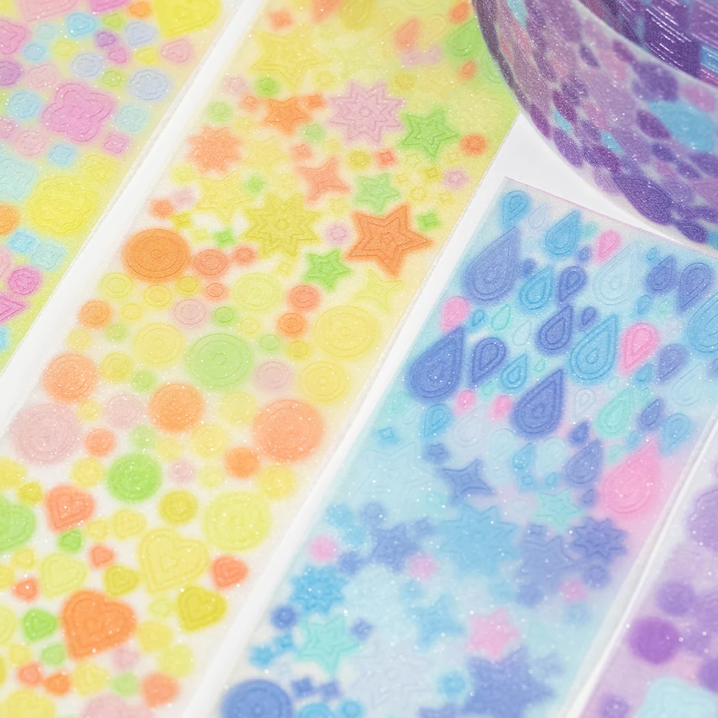 50mm * 2m Star River Roll Serie Kawaii Washi Adesivi Nastro adesivo Manuale creativo Decorazione Scrapbook fai da te Materiale base