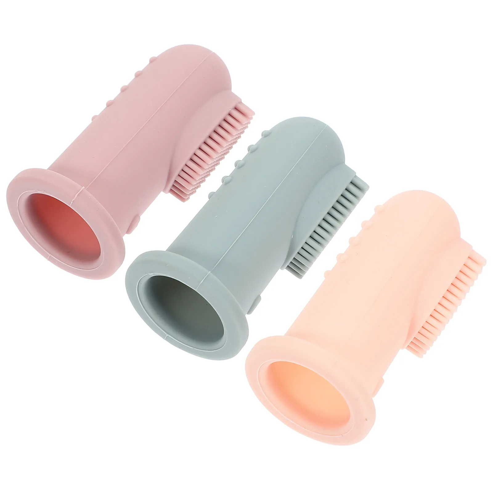 

3pcs Children Toothbrush Kids Silicone Finger Brush for Toddler Milk Teeth Training Infant Oral Care