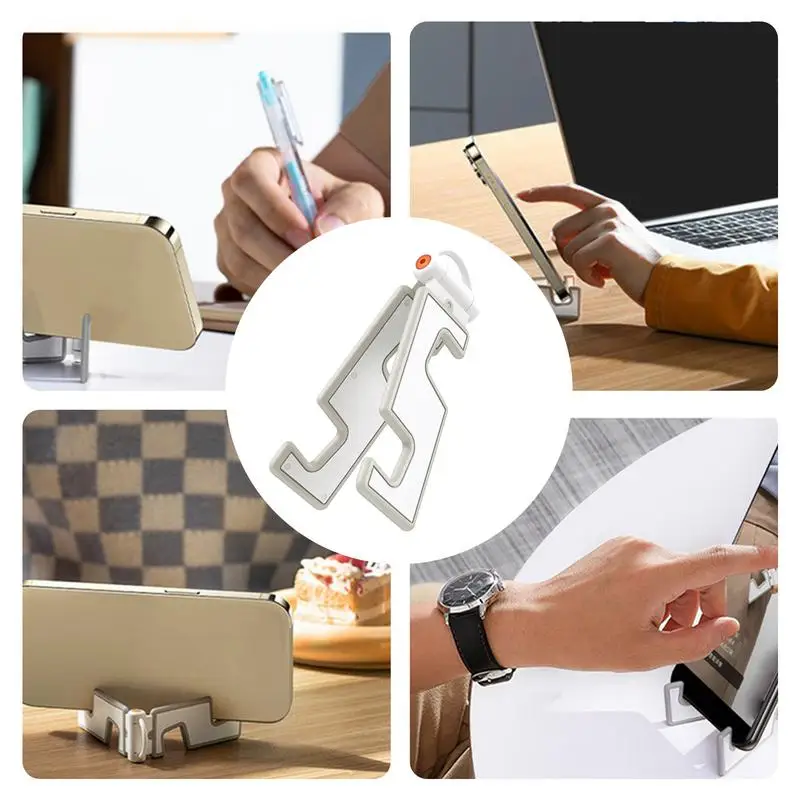 Карманная складная подставка для телефона, портативный держатель для телефона, компактная подставка для мобильного телефона для стола, путешествия, держатель для мобильного телефона, крепление для смартфона