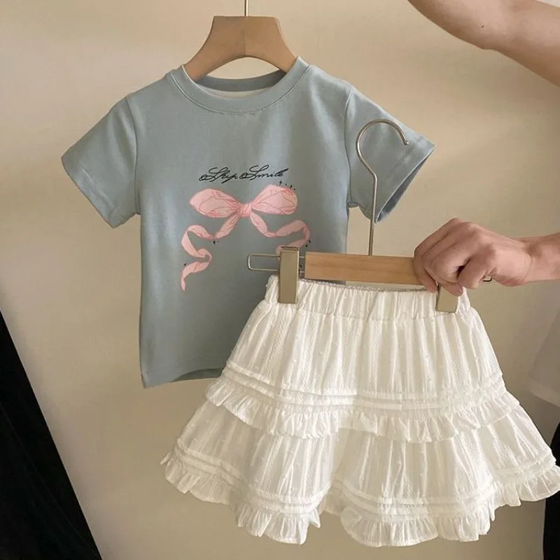 RAISE Summer Kids Girls Skirt 1-10Yrs Children Girls Sweet Cake Skirt Elastic Waist Infant Babys Girls White Skirt Belle Culotte