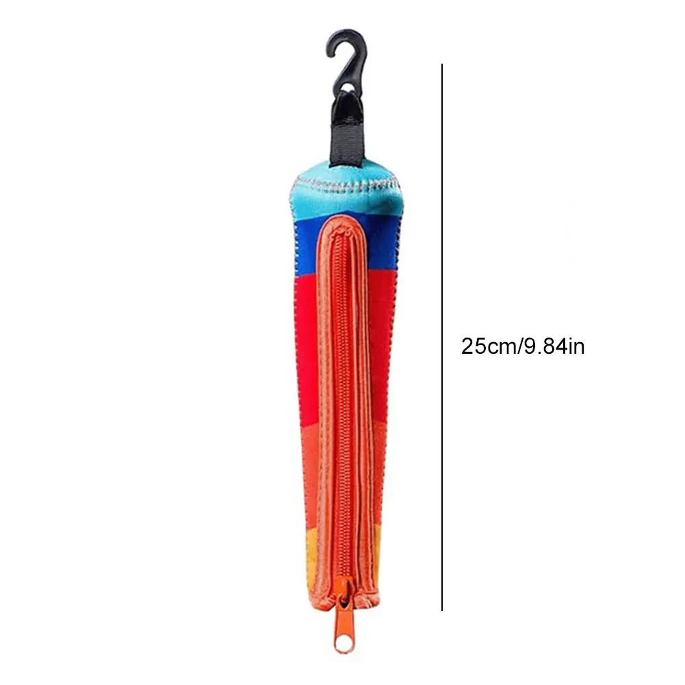 Gancio protettivo per mazza da baseball con maniglia per mazza da baseball con manica comoda e cerniera per appendere alla recinzione