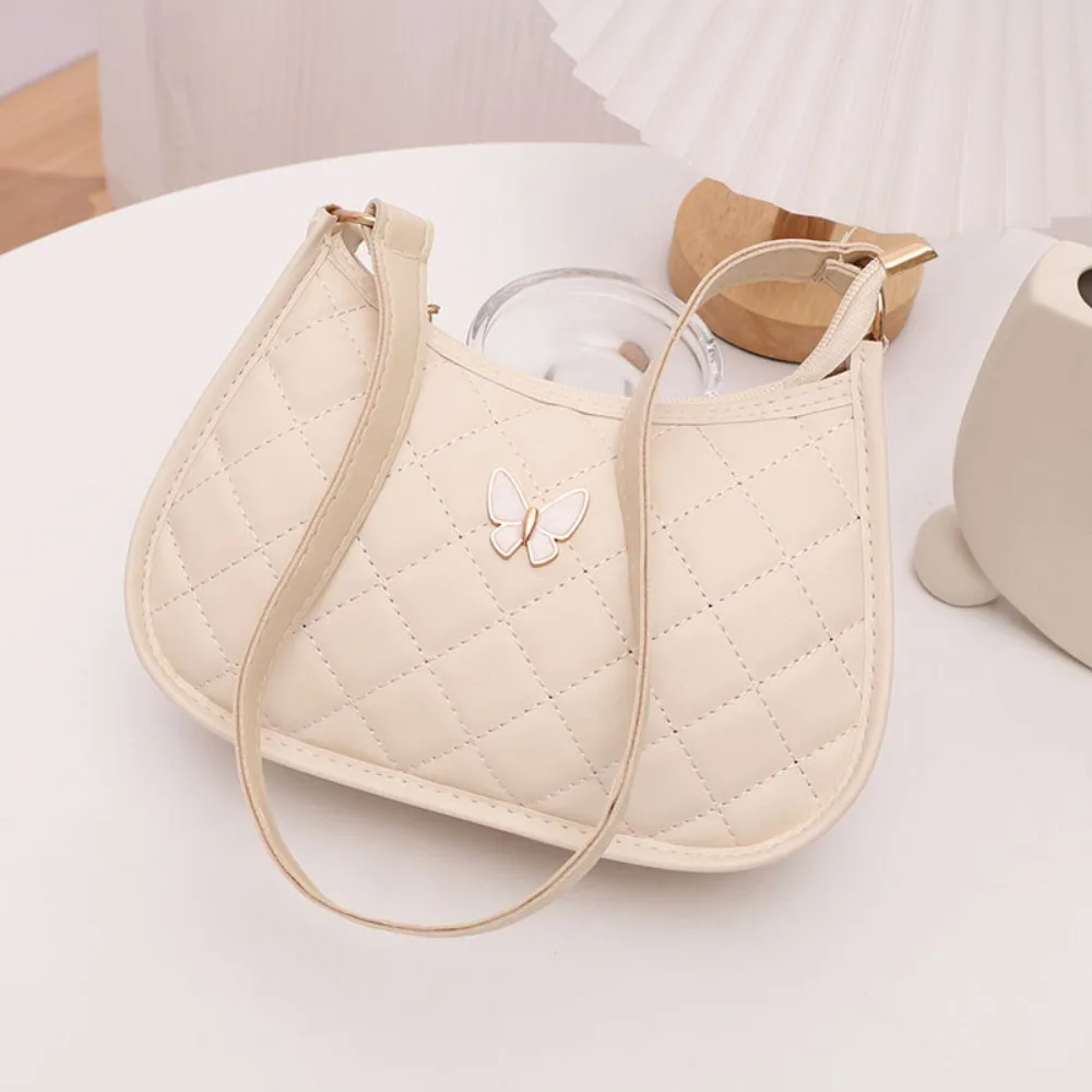 

Fashion Shoulder Bag PU Leather Large Capacity Underarm Bag Casual Versatile Half Moon Bag For Woman