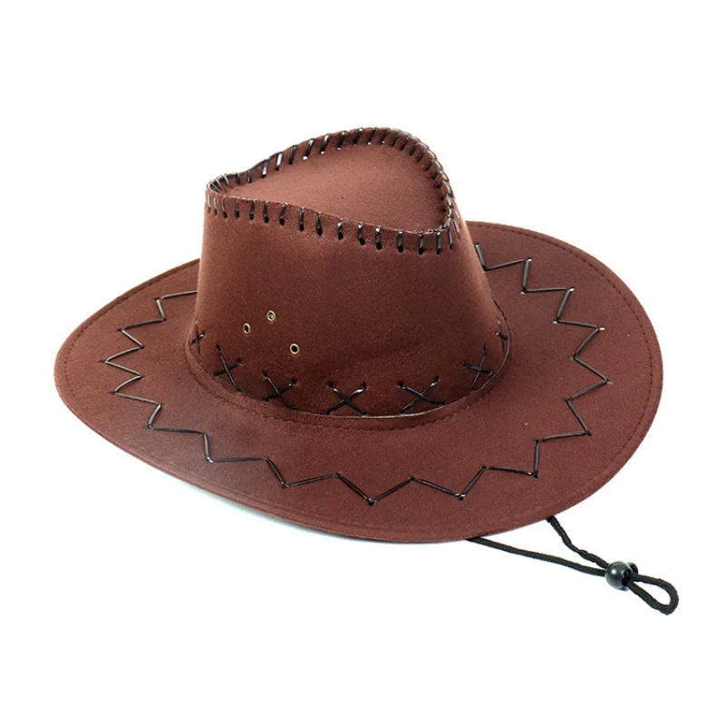 Stilvoller Sonnenschirm-Cowboyhut, Weihnachtsfeier, Cosplay-Kappe, Vintage-Hut für Camping, Angeln, Bergsteigen, Urlaub, Neujahrsgeschenke – Detail 8