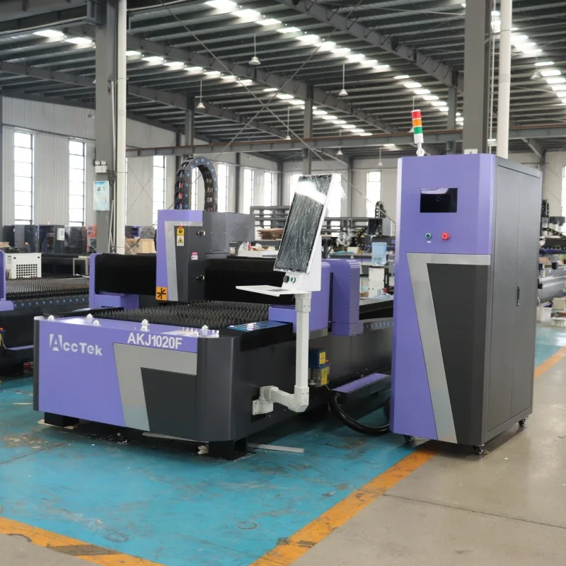 Mini High Precision Laser Cutting Machine 1000x2000mm Work Area 2000W for Steel Thin Metal Sheet Applications Laser Cutter