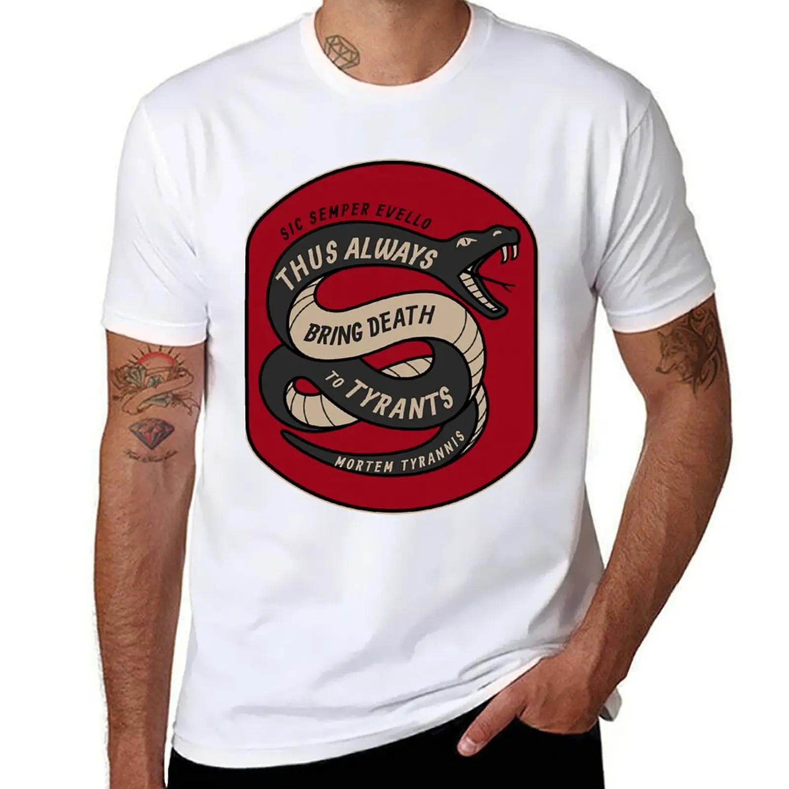 

Sic Semper Tyrannis T-Shirt t shirts for man graphic vintage man graphic t shirt T-Shirt