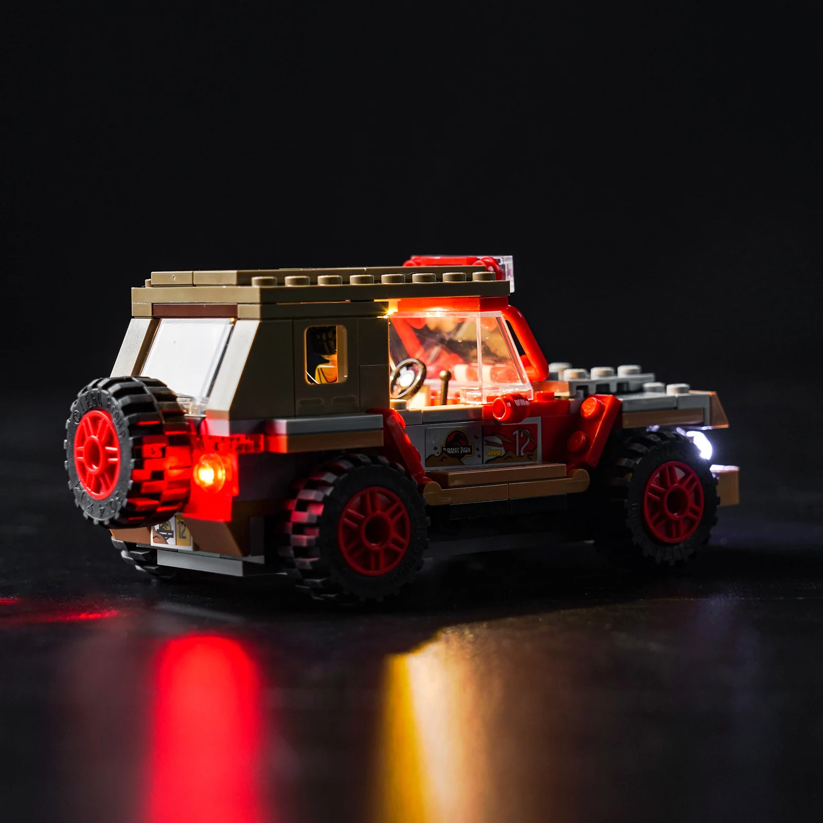 Vonado Led Verlichting Voor Diy 76958 Dilophosaurus Hinderlaag Bouwstenen Met Batterijhouder (Model Niet Inbegrepen)