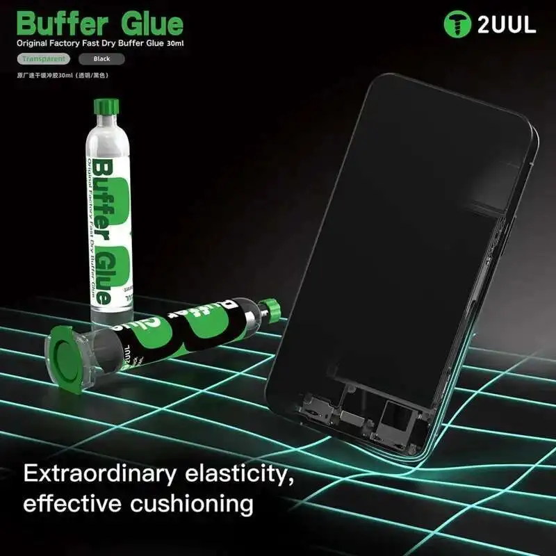 Sostituzione dello schermo colla tampone ad asciugatura rapida originale di fabbrica 30ML per strumenti di riparazione della pasta della copertura posteriore del telaio centrale del telefono cellulare 2UUL