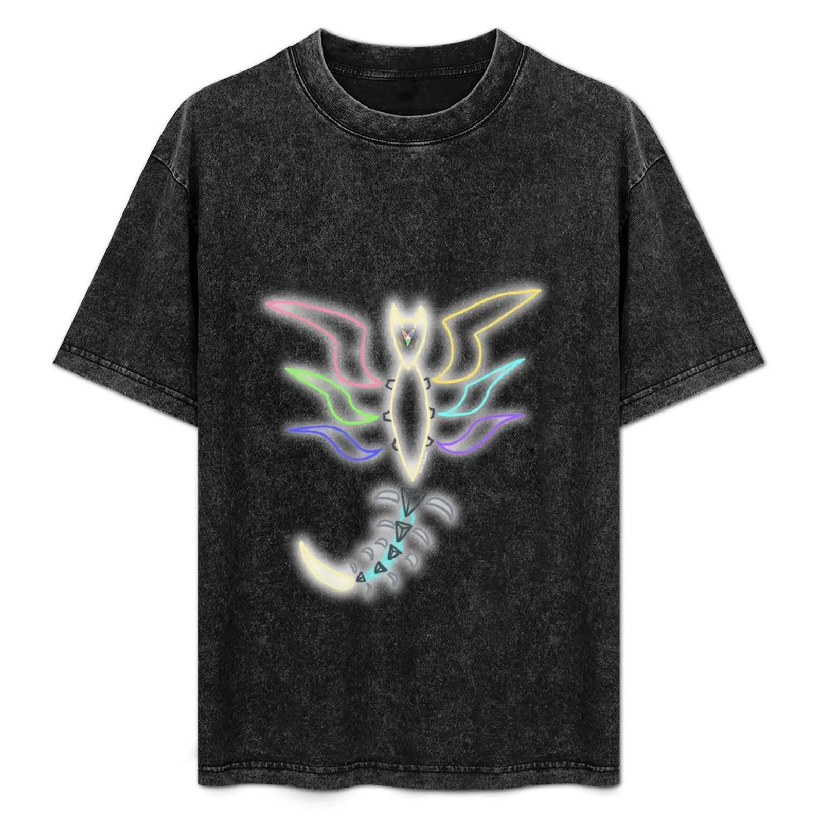 Camiseta Neon Demigod Avi, camiseta básica de manga corta para uso diario