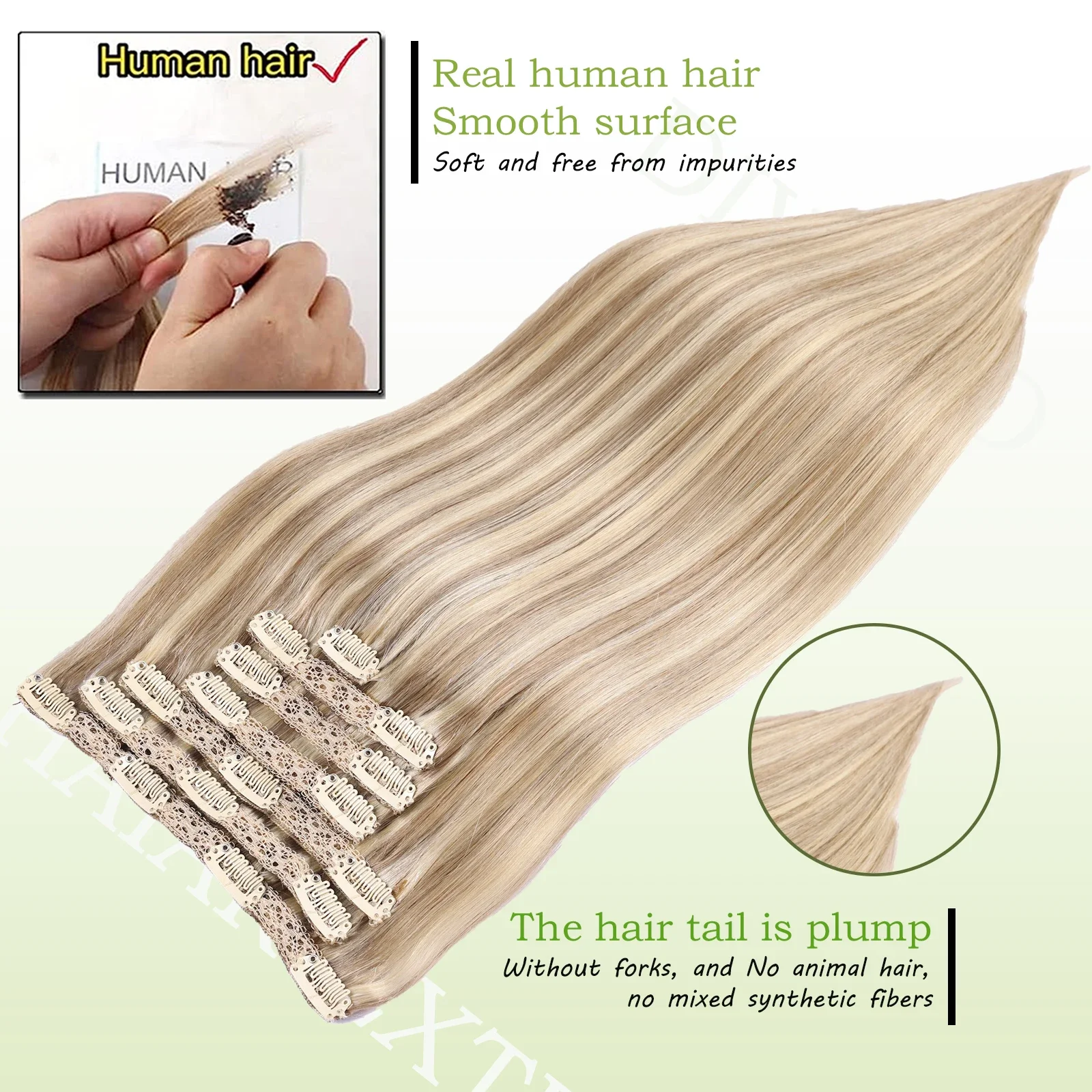 Thumbnail 4 - #34 Most Popular Clip-In Human Hair Extensions