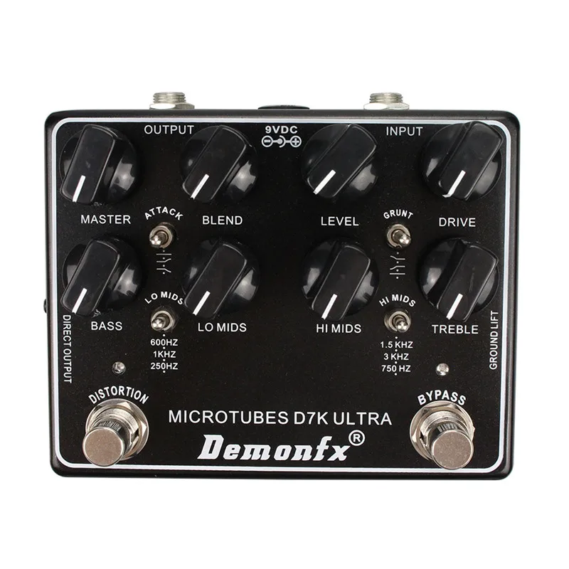 

Demonfx D7K Ultra High Quality Guitar Bass Effect Pedal Overdrive Preamp With True Bypass