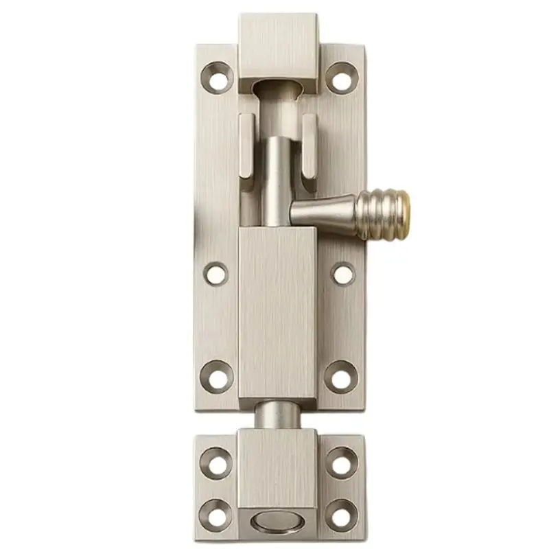 

A76X-Металлический замок-защелка для дверей и раздвижных ворот, 3-дюймовый усиленный утолщенный засов для окон, фурнитура для дома