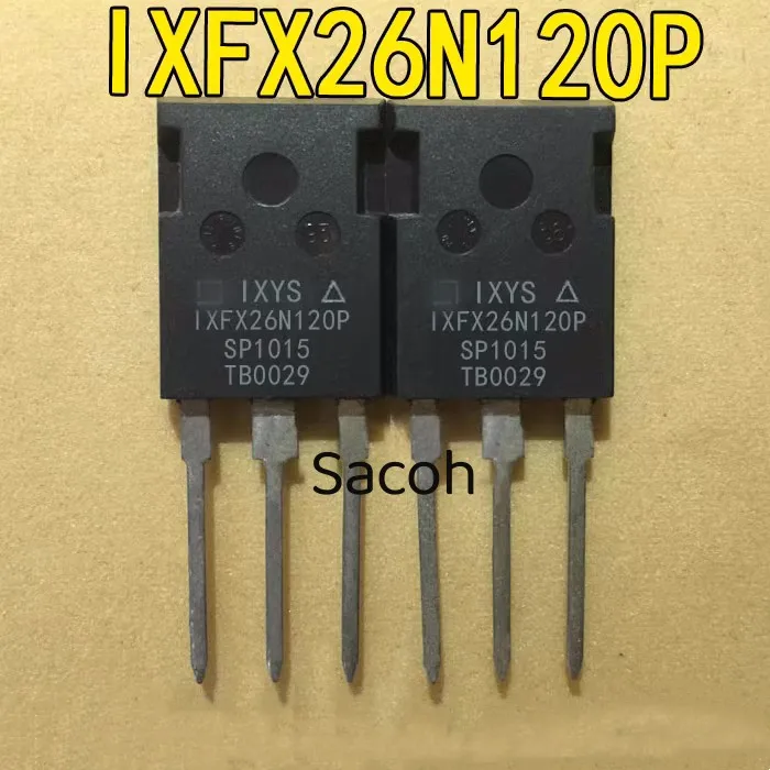 

Refurbished Original 5Pcs/Lot IXFX26N120P IXFX26N120 26N120 OR IXFX26N100P IXFX26N100 TO-247MAX 26A 1200V Power MOSFET