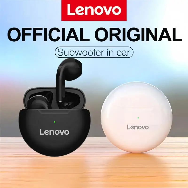 Oryginalne słuchawki bezprzewodowe słuchawki bezprzewodowe Bluetooth Lenovo Air Pro 6 TWS słuchawki sportowe dla Xiaomi Android Apple IPhone