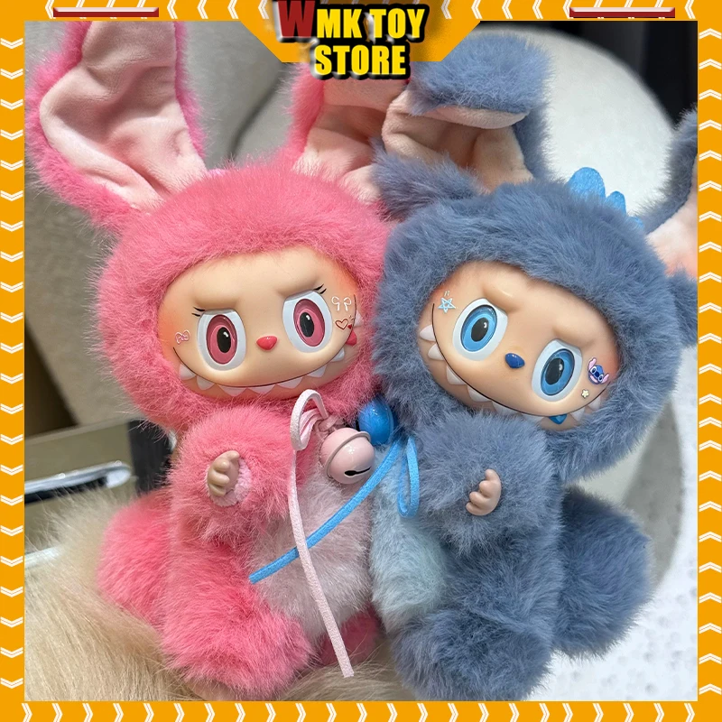 

Genuine Labubu Lilo And Stitch Movie Peripheral Series Plush Doll Pendant Modified Vinyl Doll Cute Toy Oranment Collection Gift