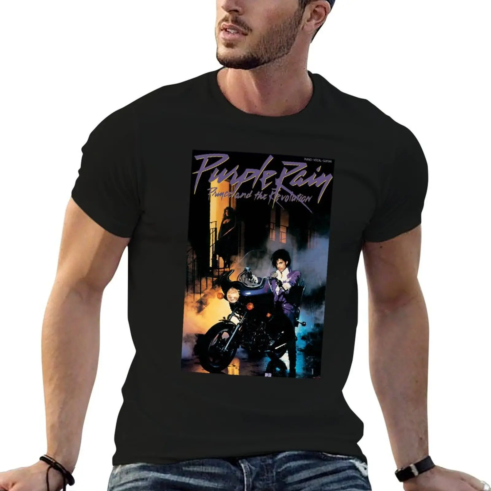 

Prince Rain For Fan T-Shirt funny t shirts man t shirts cotton 100% T-Shirt