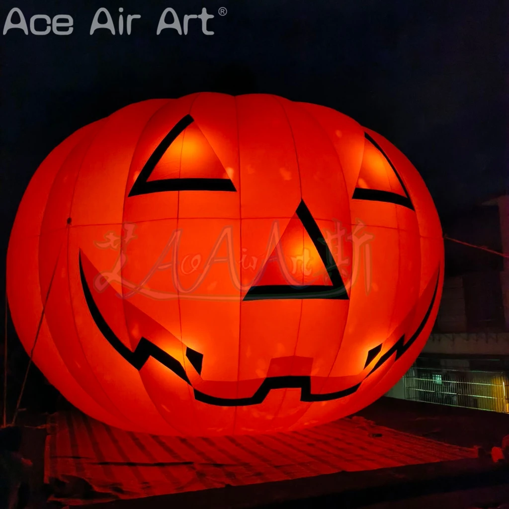 Palloncino gonfiabile modello zucca gonfiabile gigante di nuovo design per la decorazione di Halloween