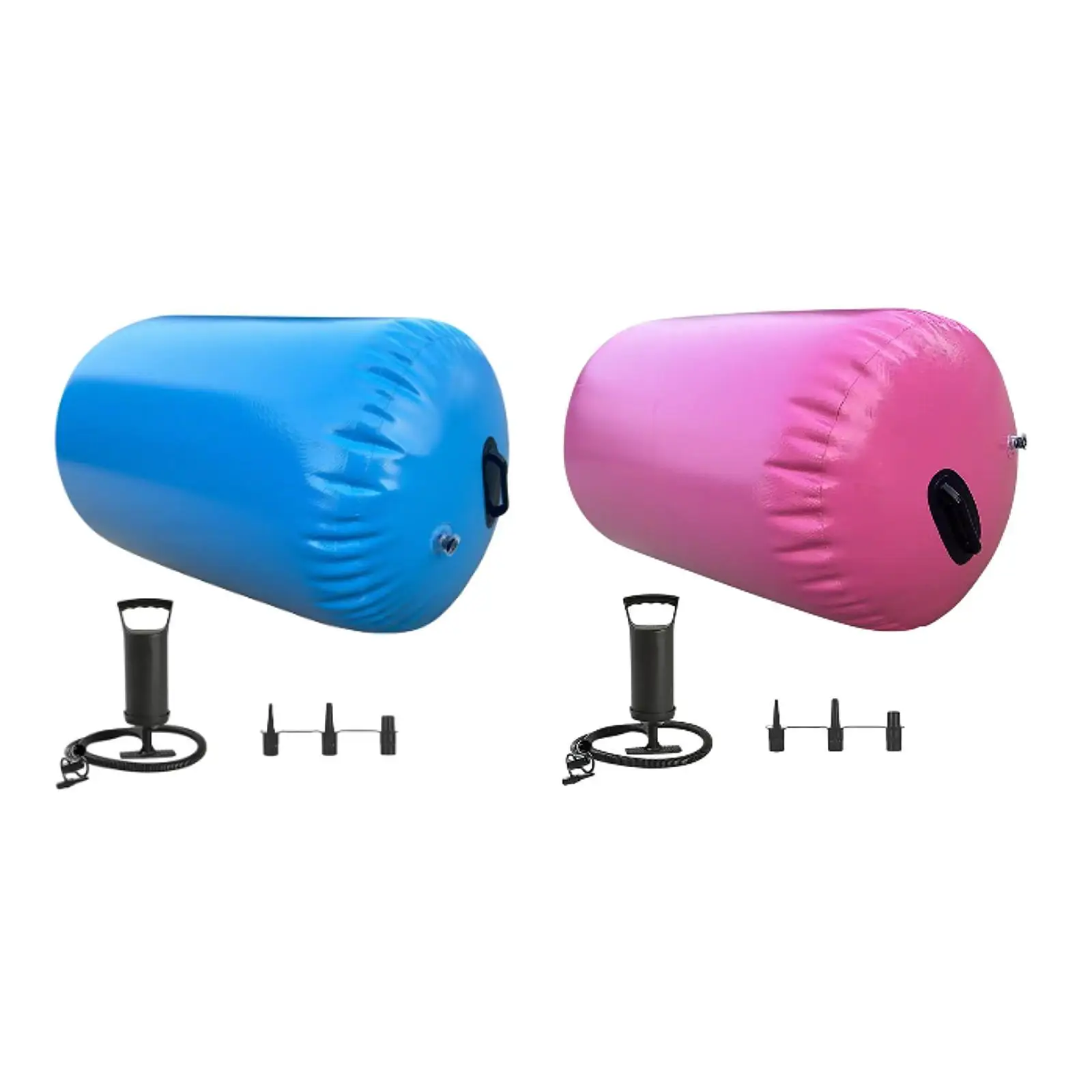 

Gymnastics Mat Air Roller with Air Pump Multifunctional Gymnastics Roller Inflatable Tumbling Roller for Outdoor Gym Training