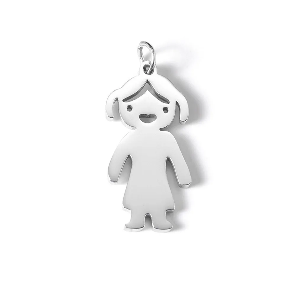 New Stainless Steel Vovó Kid Pendant High-End Gold/Silver Grandmother Necklace Premium Quality Vovó Choker Women Gift