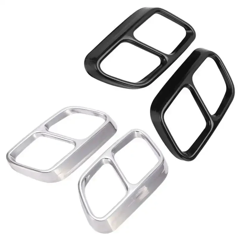 Car Quad Exhaust Tip Trim Stainless Steel for Mercedes‑Benz CLS W218 2012 2013 2014 2015 2016 2017 view 3