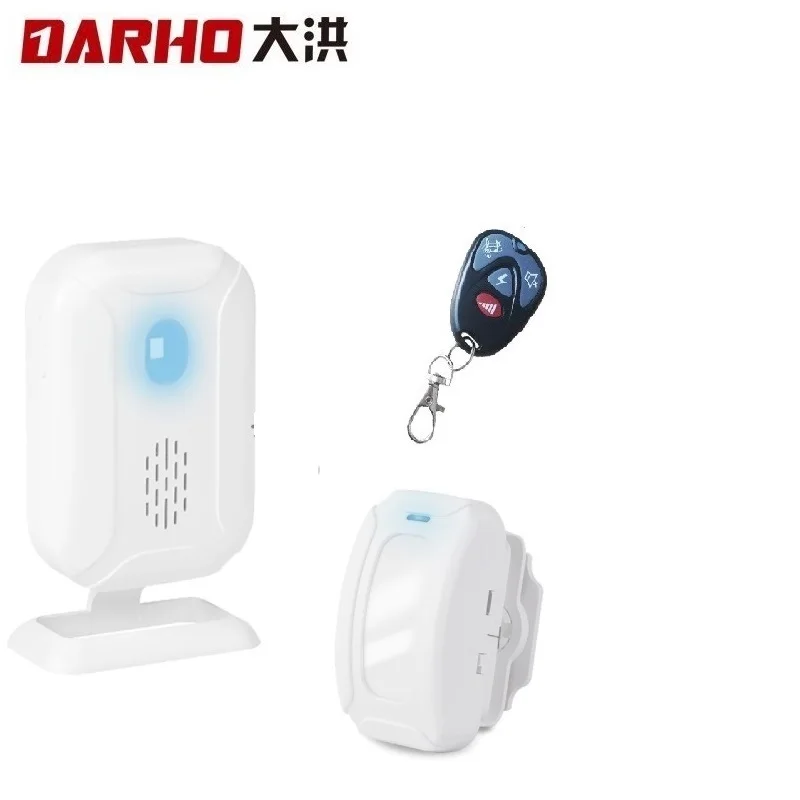 Darho 2024 Shop/Store/Office/Home Security Welcome Chime Alert Wireless Infrared IR Motion Sensor Door Bell Alarm Entry Doorbell