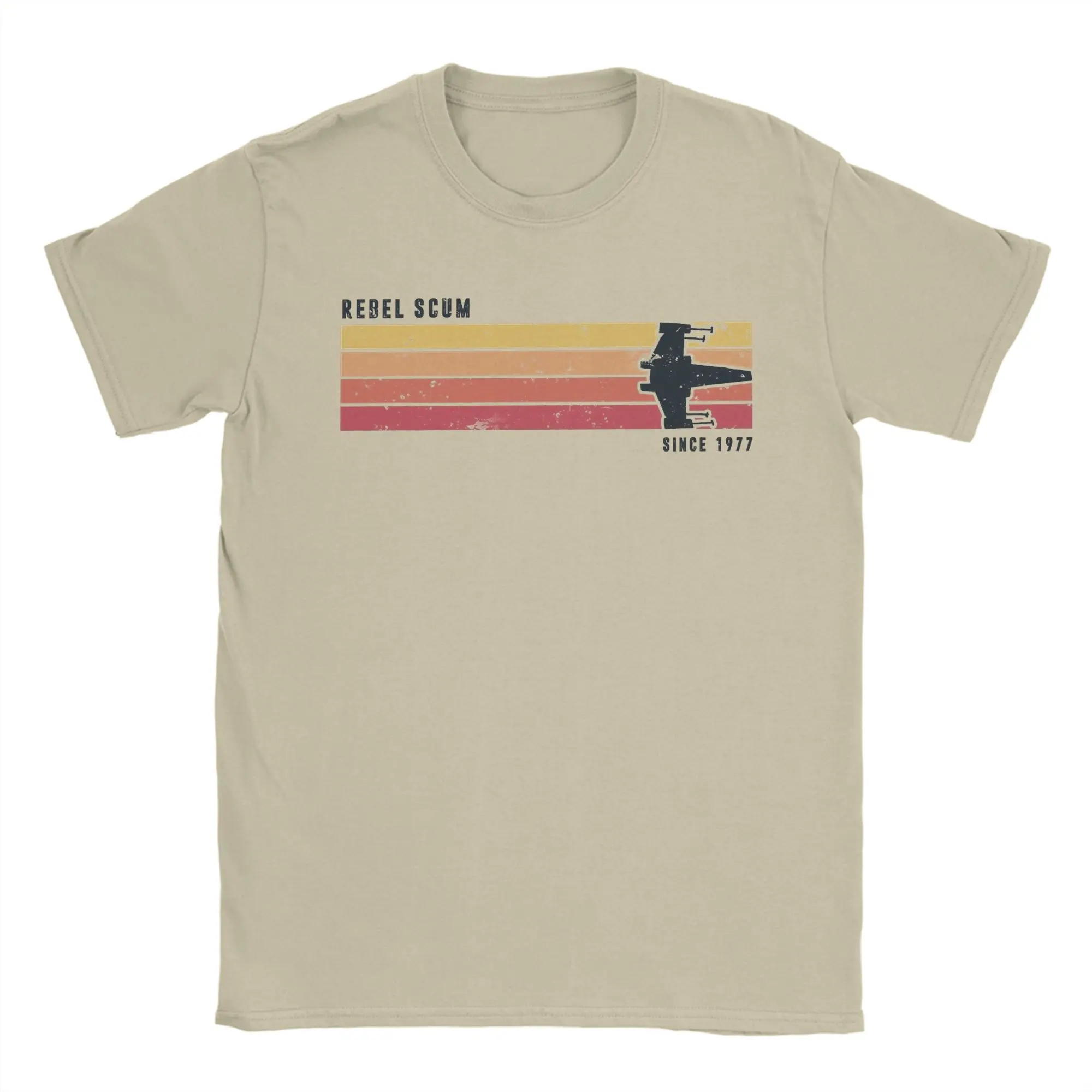 REBELs SCUM SINCE 1977 T Shirt Men 100% Cotton Unique T-Shirt Round Collar  Tee Shirt Short Sleeve Clothing Adult