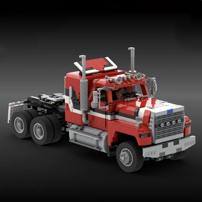 2443pcs MOC Fordes LTL 9000 6x6 BLACK Technic Building Blocks Assemble Construction Christmas toy Gift DIY Model Constructing