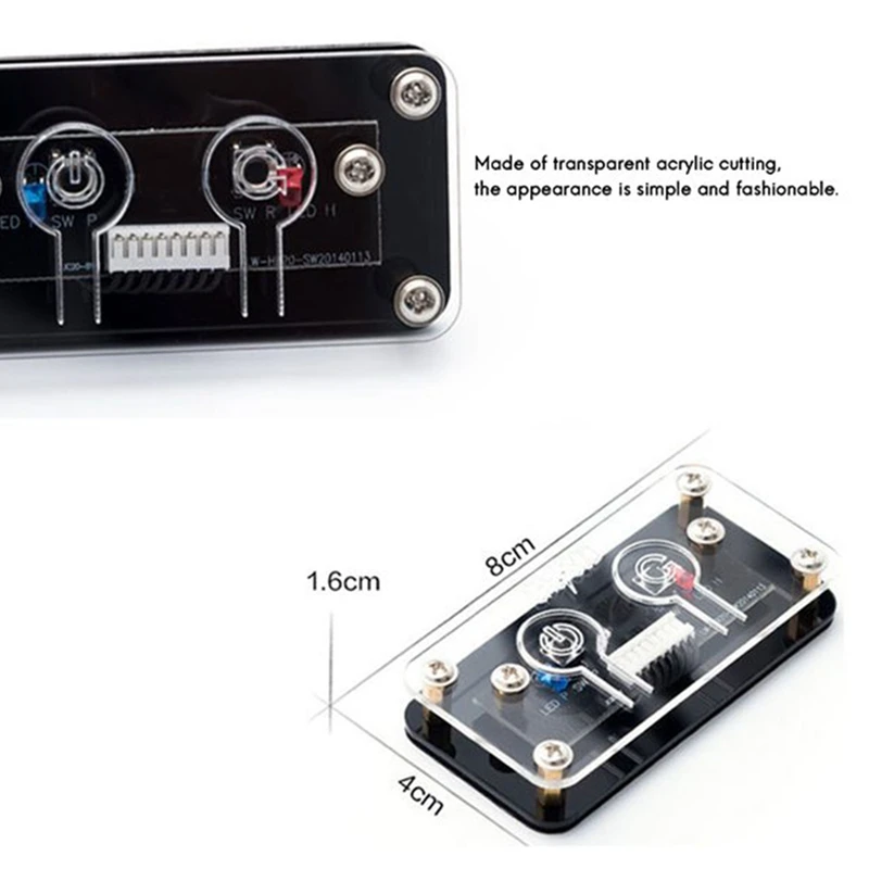 Desktop Computer Switch External Power Switch Power Button+Restart Button PC Case Power Supply Button, 60Cm