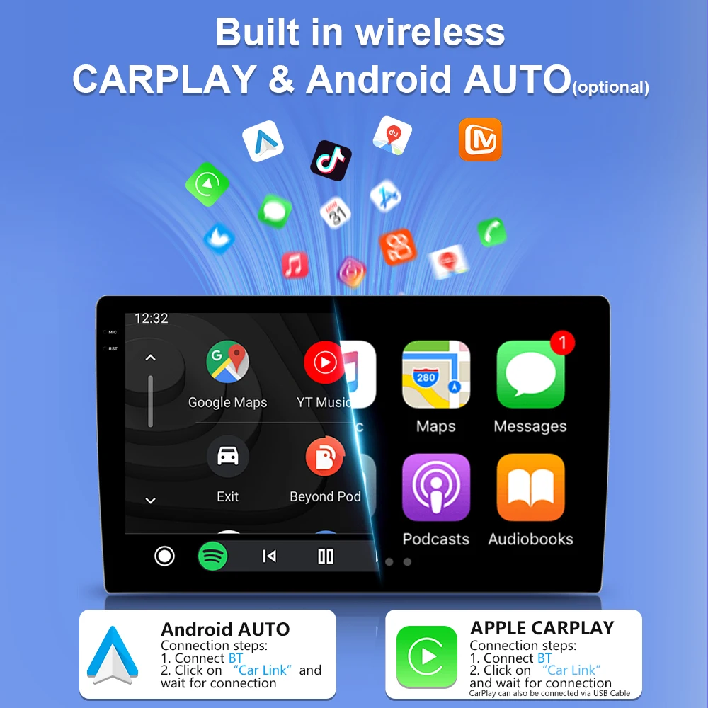 أندرويد السيارات لشركة فيات غراندي بونتو لينيا 2007- 2012 نظام تحديد المواقع والملاحة Carplay راديو السيارة فيديو DSP شاشة السيارة رقم 2din Autoradio GPS