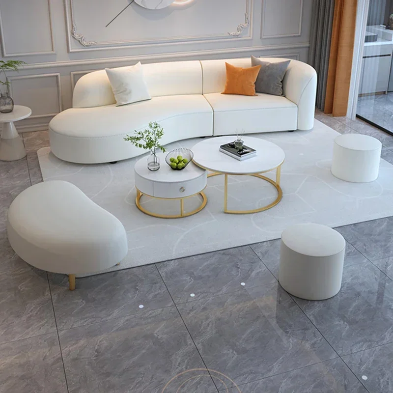 

Christmas Nordic Style Sofa 3 Seater Foam Sponge Floor Module Couch Sectional Reading Muebles Para Hogar Home Furniture