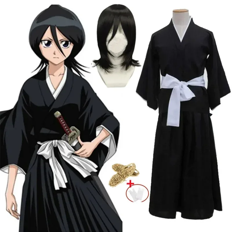 

COSda@Bleekmiddel Kuchiki Rukia Shinigami Cosplay Costume Shoes Set Halloween for Women Men Clothing Role Play Party Ver