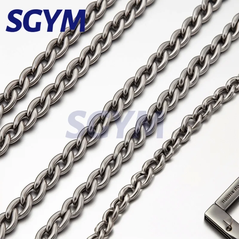 4.8-15mm Nagyvonalúság Magas csiszoló welded 304 Rozsdaálló Acél Csavarás Futószalag unwelded számára Első lépés straps Hosszúnadrág pénztárca Órazseb kulcs Futószalag