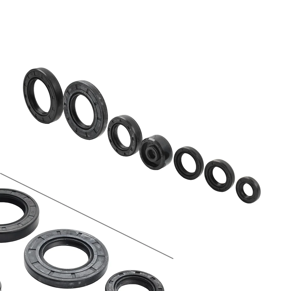 Motorcycle Engine Crank Oil Seal Kit 7pcs For Yamaha Banshee 350 YFZ350 1987-2006