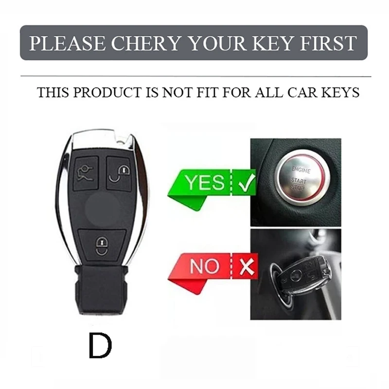 TPU Car Smart Remote Key Case Cover Shell For Mercedes Benz A B C E R Class GLS GLA GLK GLC CLS CLA AMG W204 W205 W212 W463 W176