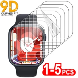 Hydrogel Film for Apple Watch 9 8 7 SE 6 5 4 3 45MM 41MM 40MM 44MM 42MM 38MM Screen Protector for Apple Watch Ultra 2 49MM Film