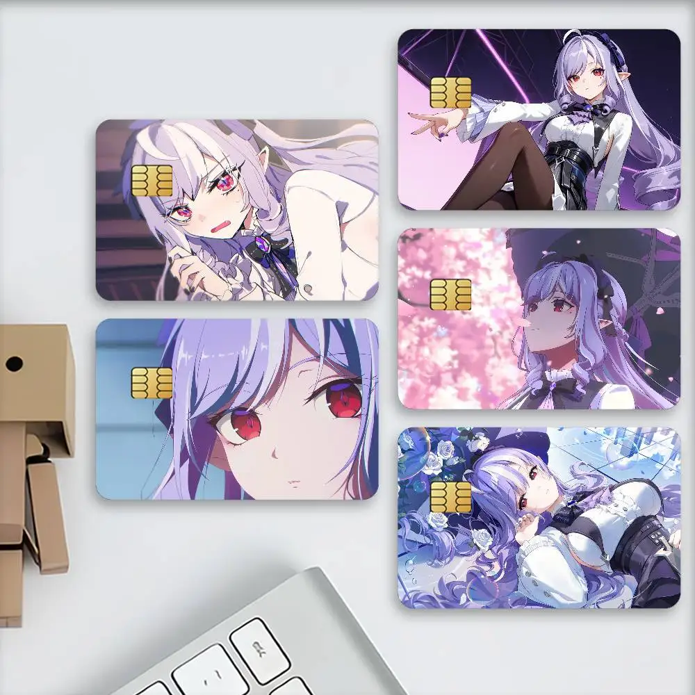 Zenless Zone Zero Vivian Banshee Credit Card Stickers Skin For Bank Debit Decorative Protection Scratch-resistant Gift 4PCS