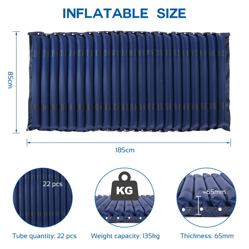 Home hospital use Tube Medical Air Mattress With CPR Type