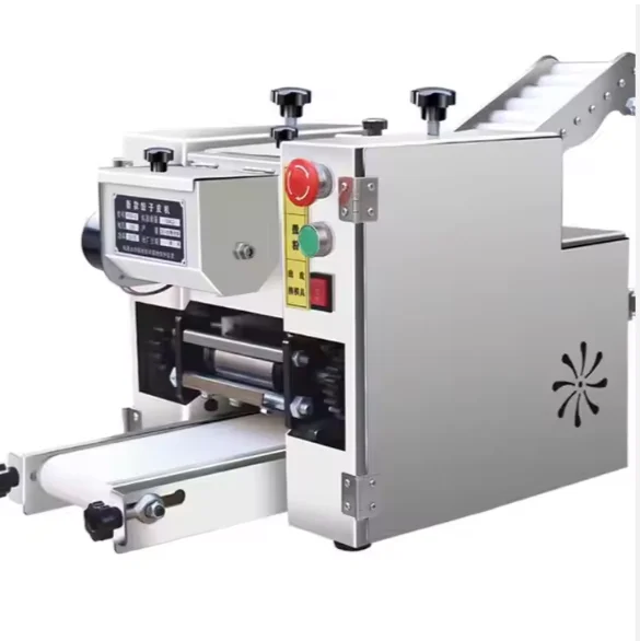 Fully automatic small square dumpling and pie crust making machine, dough packaging machine, wonton dough pressing machine
