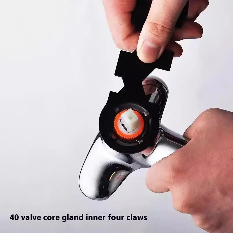 مفتاح تركيب صنبور الدش، أداة صامولة خرطوم الحمام لإصلاح الصمام، مجموعة أدوات السباكة المنزلية اليدوية