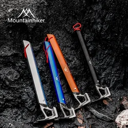 Mounthiker Ground Nails Hammers Stainless Steel Outdoor Survival Tools Camping Tent Peg Stake Mallet Portable Ground Nail Hammer