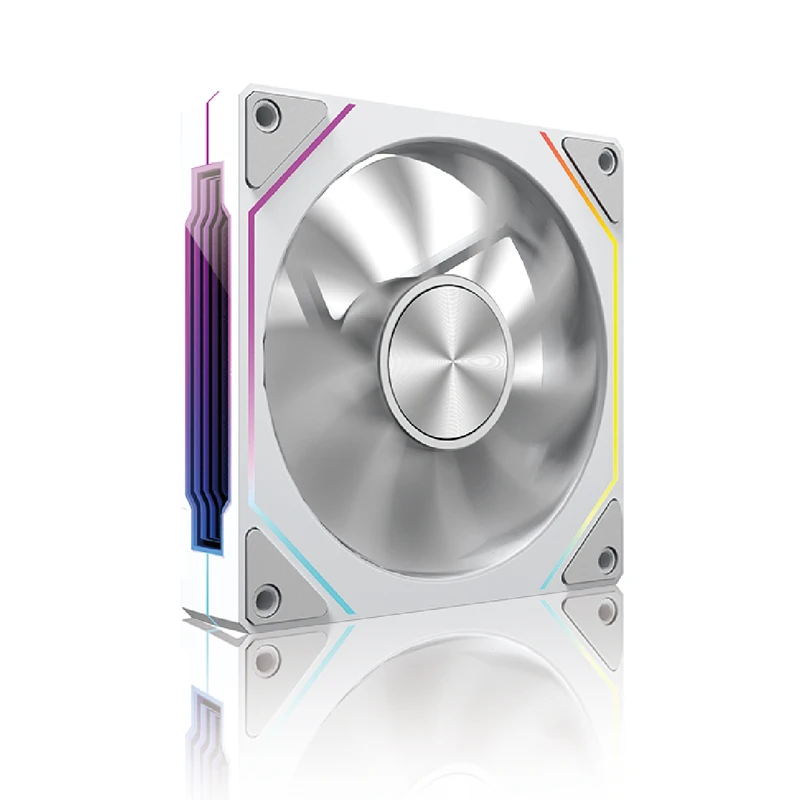 Power Train PRISM 5 PRO ARGB 120mm PC Case Fan Infinity Mirror Design 5V 3PIN Lighting Sync 4PIN PWM Chassis Cooling Fan