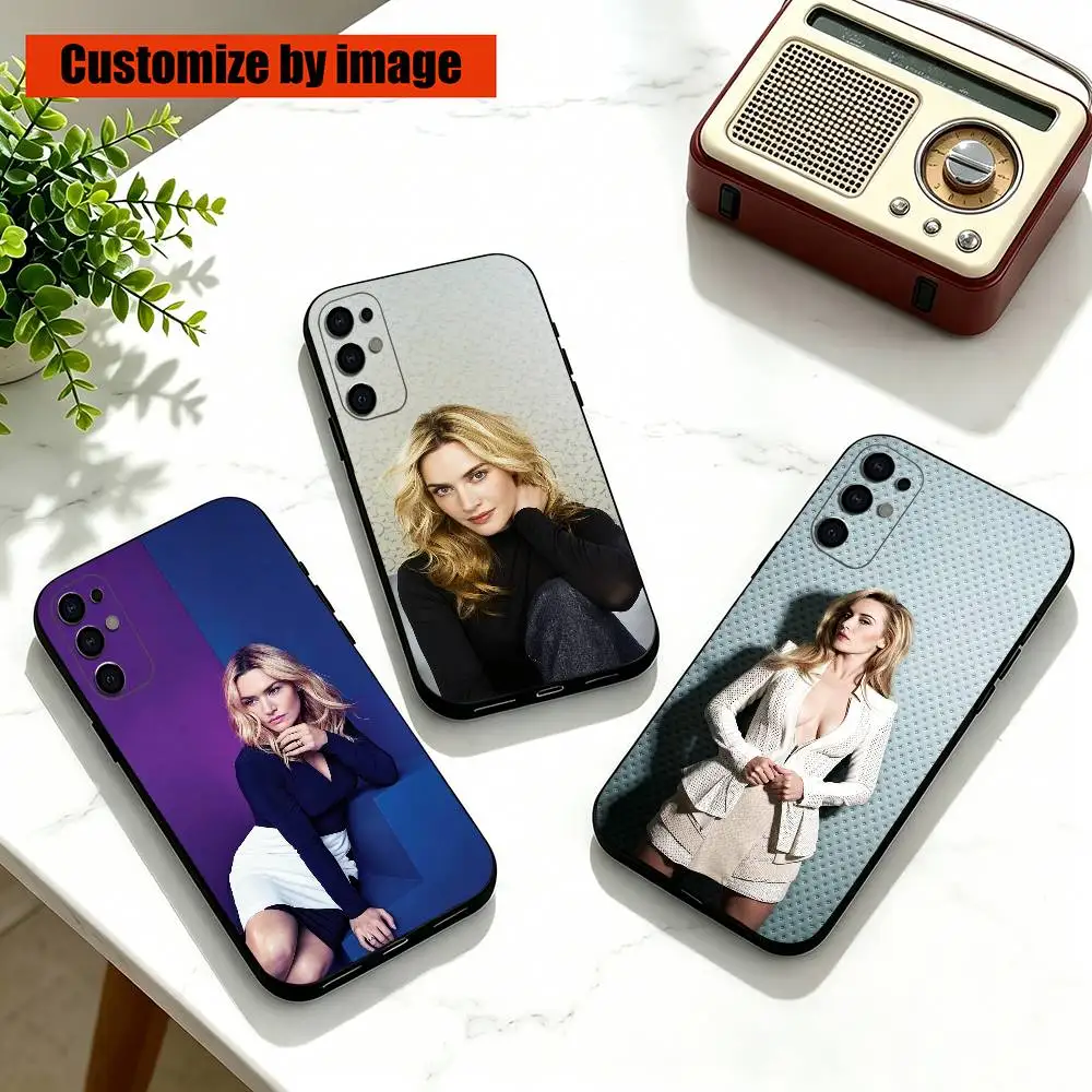British Actress Kate W-Winslets  Phone Case For Samsung S26,S25,S24,S23,S22,S21,S30,Ultra,Plus,Fe,Lite,Note,10,Black Cover