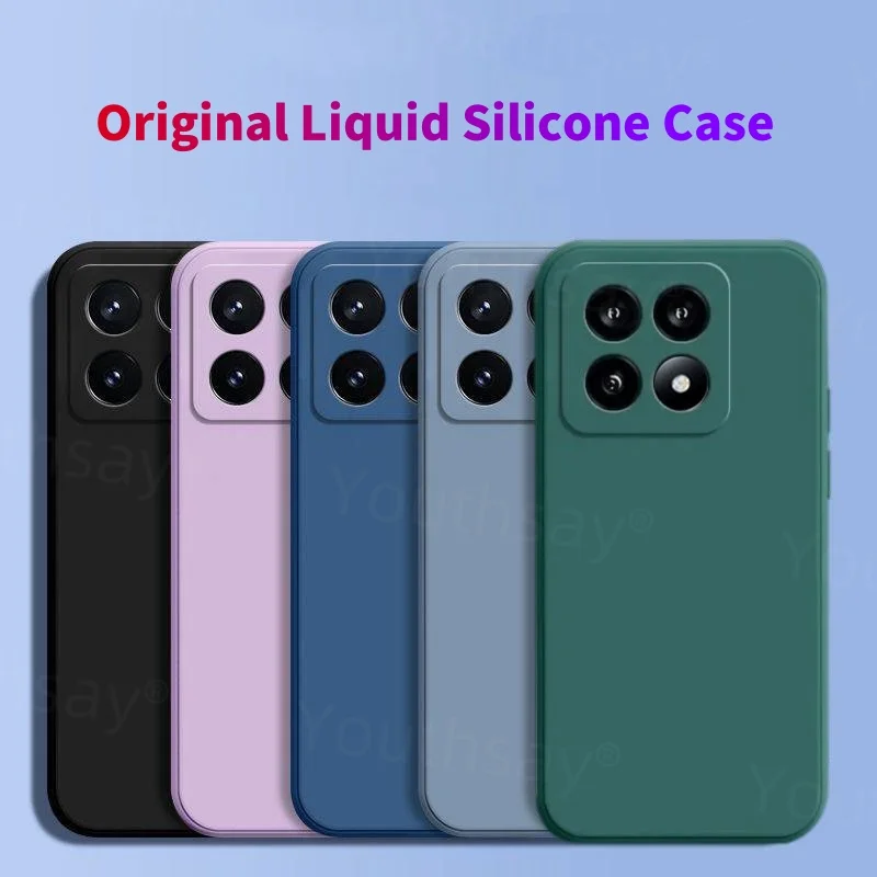 ل Xiaomi 17 السائل غطاء من السيليكون Xiaomi 17 غطاء Fundas Coque لينة بولي TPU كاميرا حامي جراب هاتف Xiaomi 17